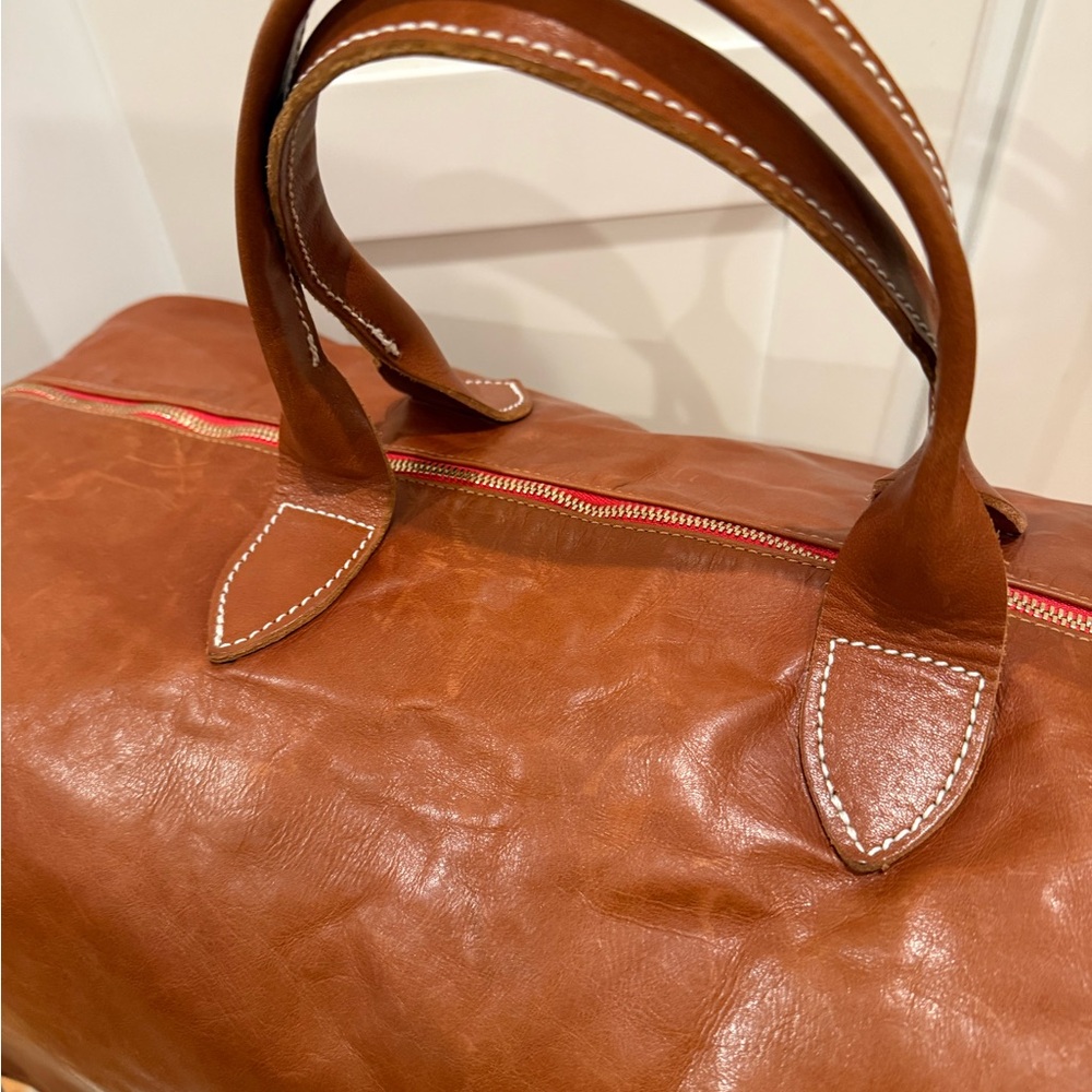 Clare V, Weekender, camel leather - Picture 7 of 16
